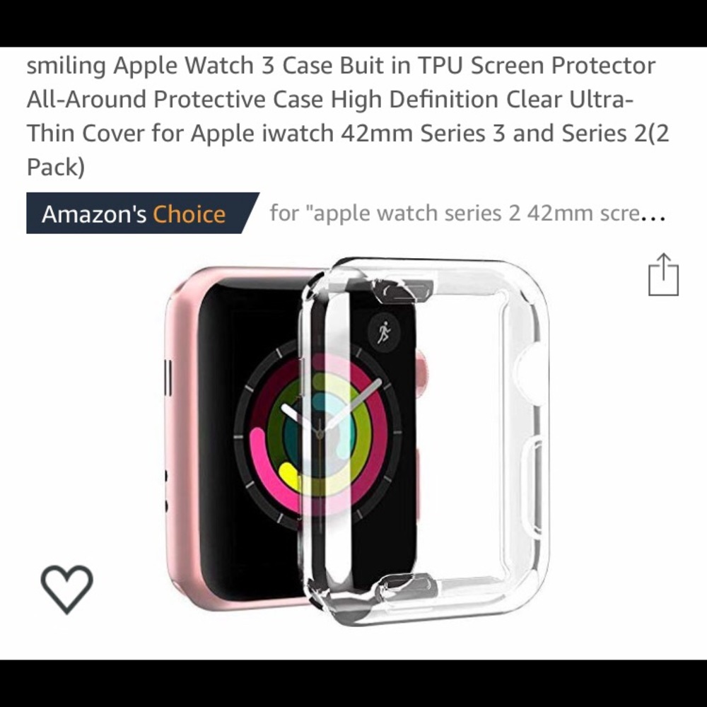 42 mm clear case Apple Watch